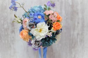 アーティフシャルフラワー オリジナルブーケ 生徒さん作品♪