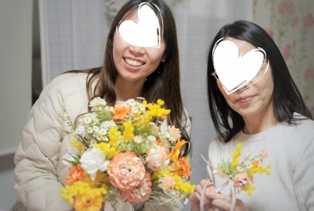 お母様とお嬢様(花嫁様で)素敵な思い出作りに！
