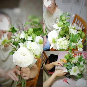 手作りウェディングブーケ!1Dayレッスンでご自分の手で、素敵なブーケ、手作りしてみませんか?